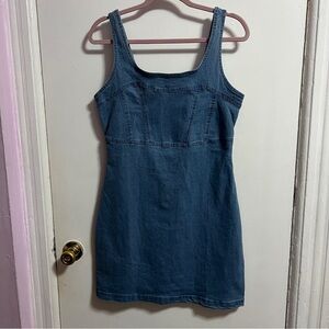 Derek Heart Blue Denim Mini Dress